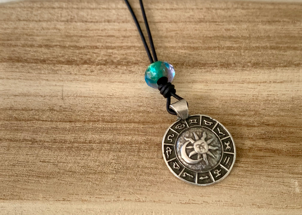 Astrological Pendant Adjustable Necklace