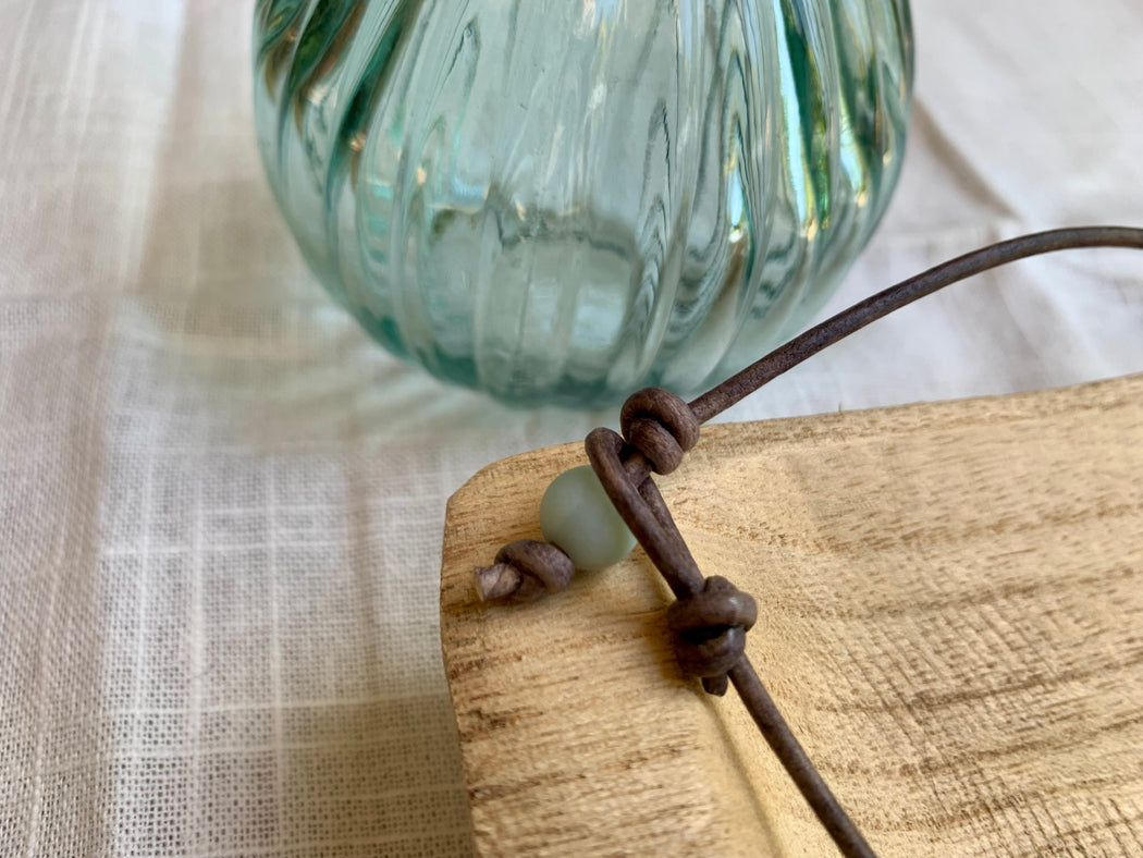 Indonesian Glass Beach Necklace | Coastal Vibe Necklace