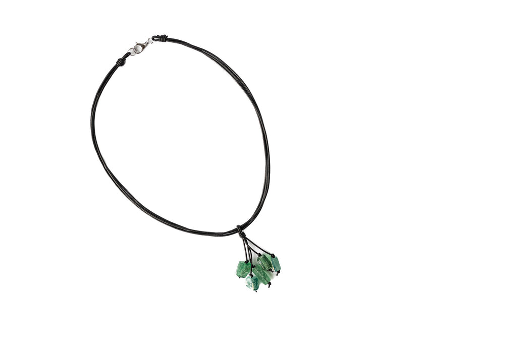 Roman Glass Tassel Necklace