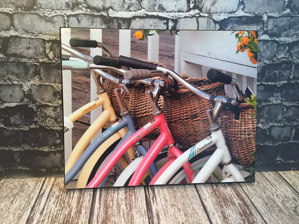 Beach Bike Canvas Photo | Bike Lovers Gift
