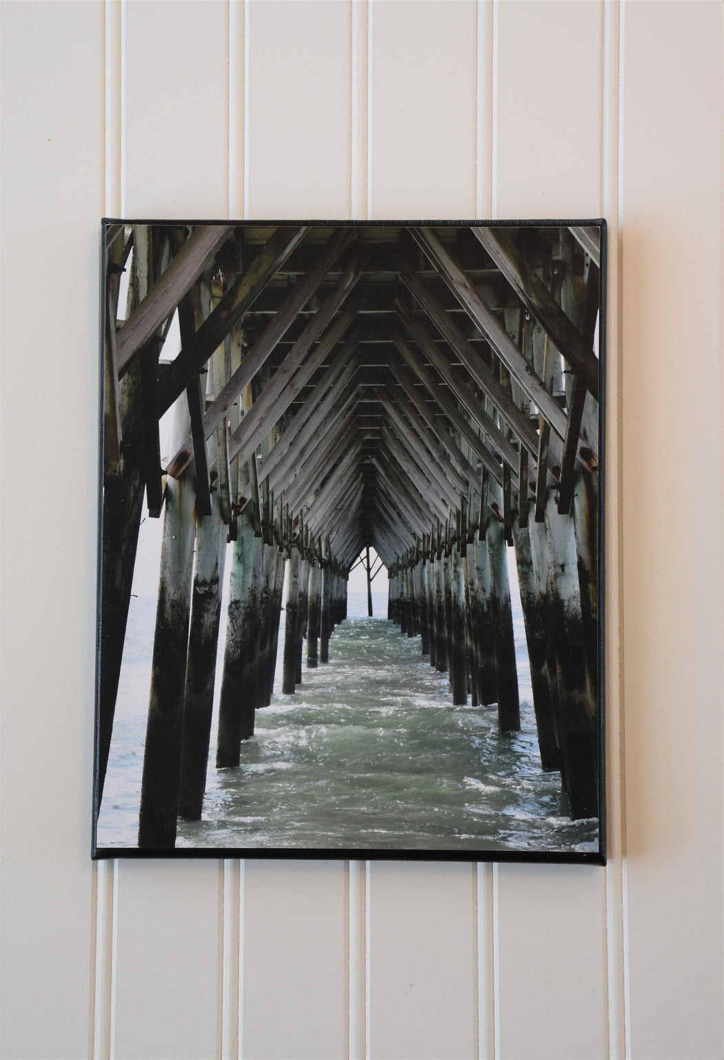 Surf City Pier Canvas Photo | Beach Decor | Pier Print