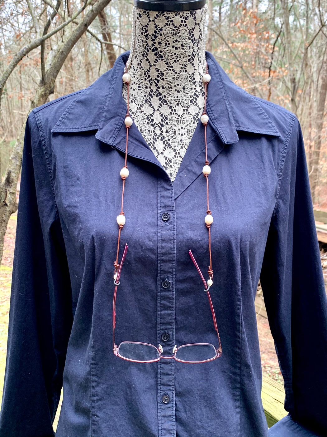 Eyeglass Chain for Women | Leather Sunglasses Cord