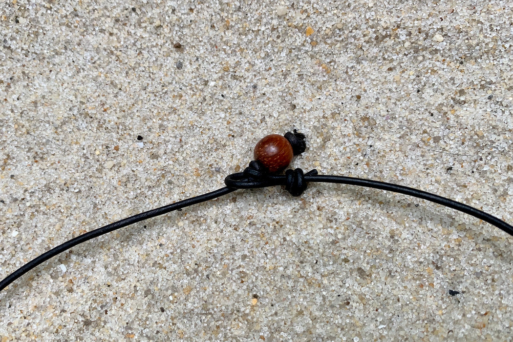 Mens Leather Necklace | Mens Surfer Necklace | Gift for Him