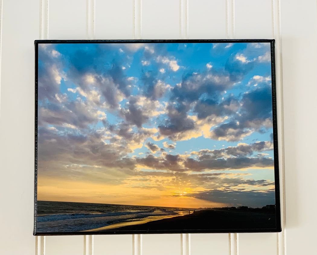 beach sunset photo