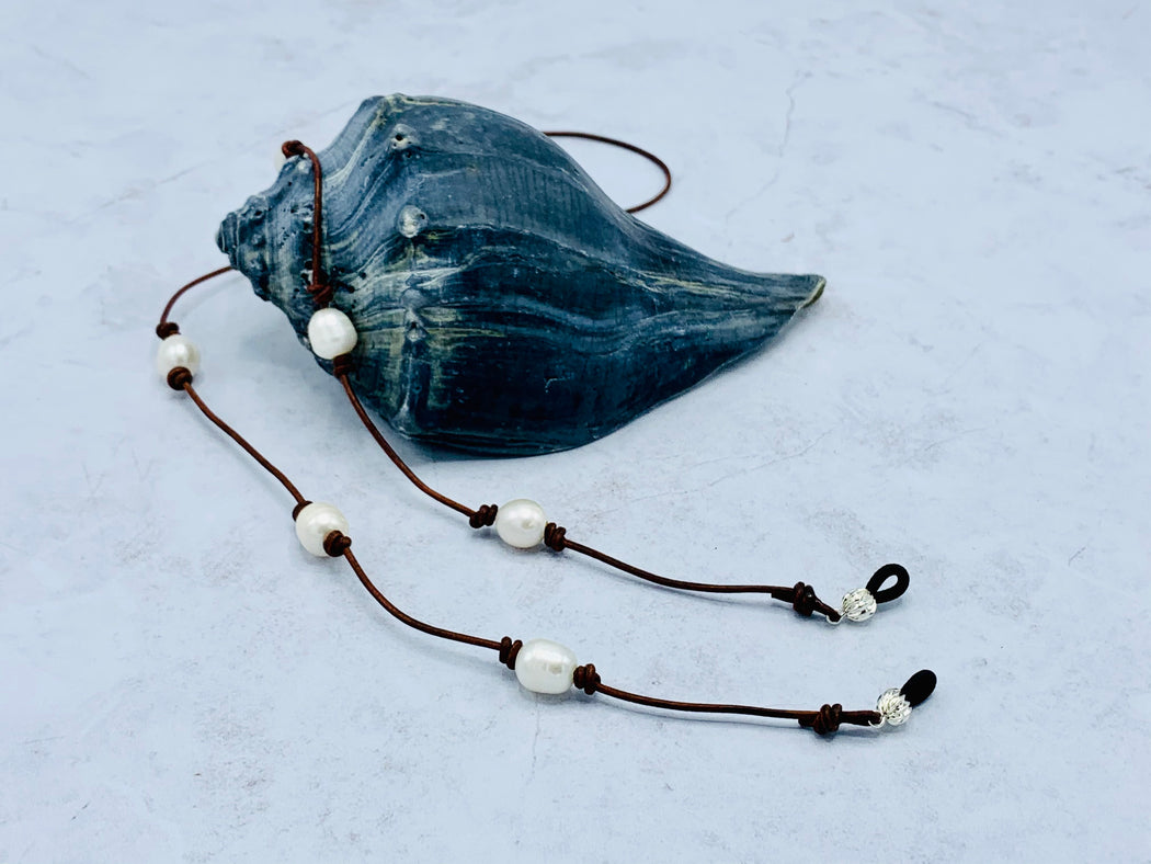 Eyeglass Chain for Women | Leather Sunglasses Cord