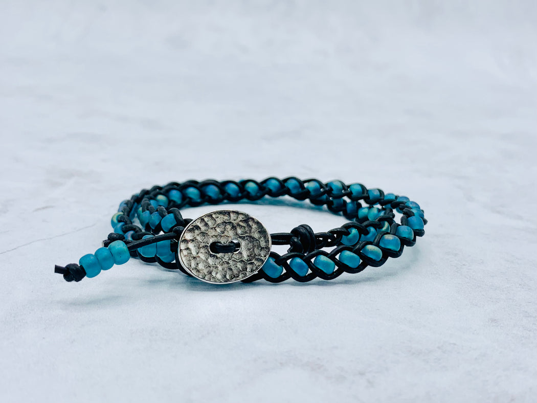 Double Wrap Bracelet | Boho Leather Bracelet