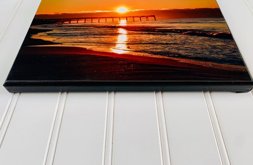 Beach Sunrise Canvas Photo | Beach Wall Decor | Beach Lovers Gft