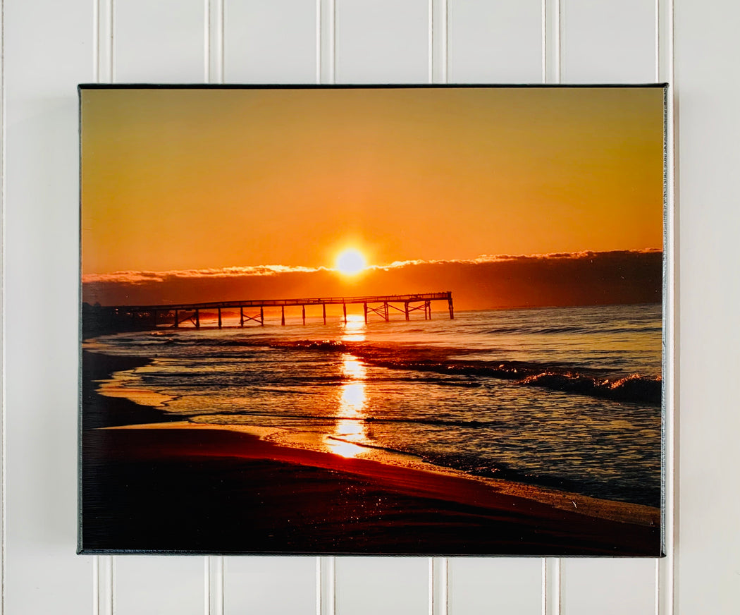Beach Sunrise Canvas Photo | Beach Wall Decor | Beach Lovers Gft