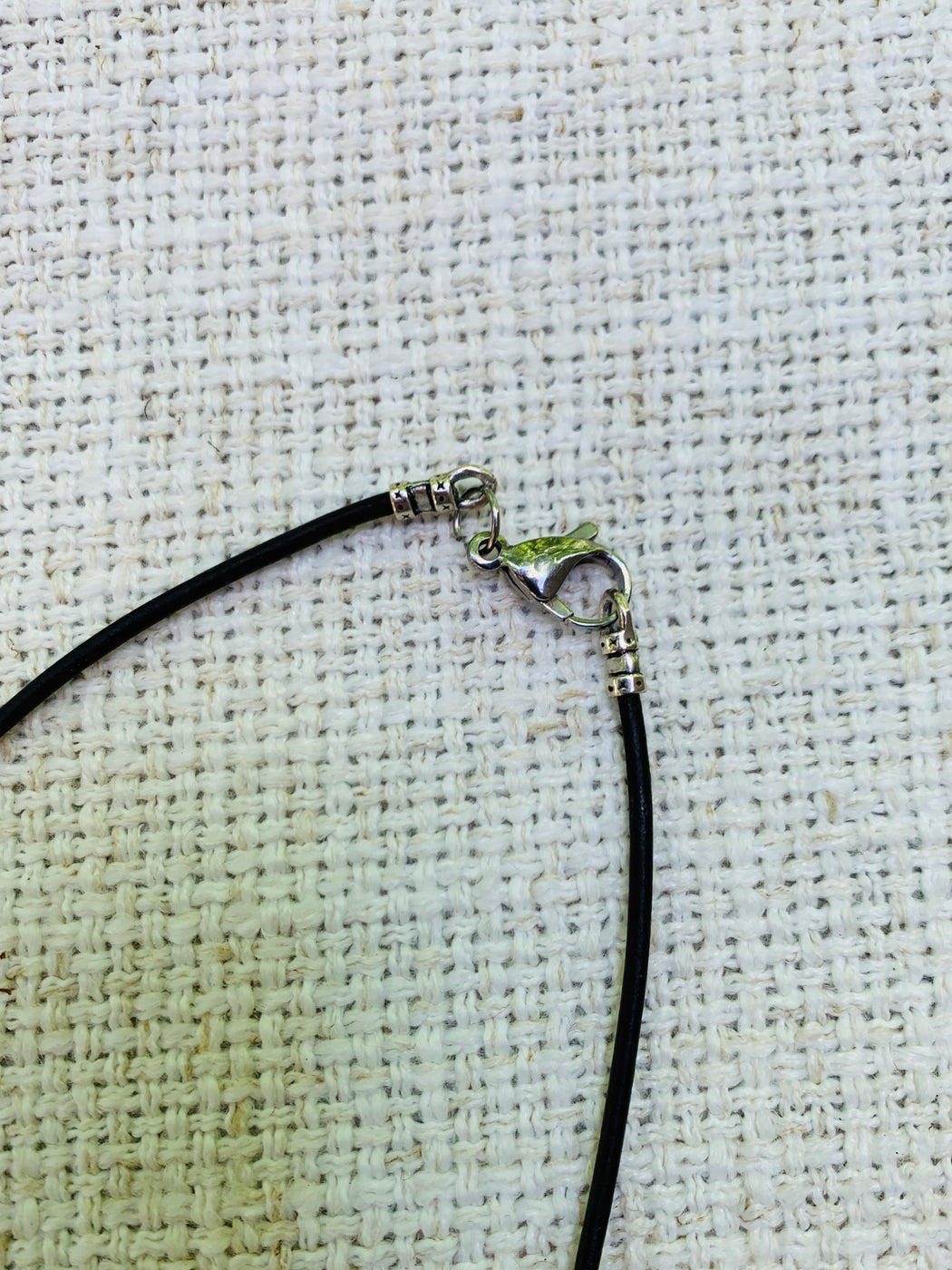 Natural Stone Leather Necklace | Cairn Pendant Necklace | Mens Leather Necklace