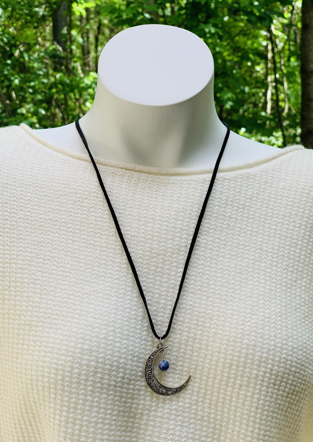 moon pendant necklace