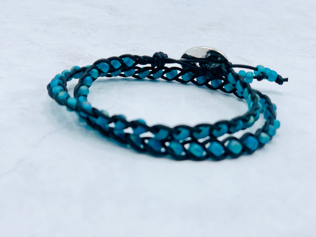 Double Wrap Bracelet | Boho Leather Bracelet