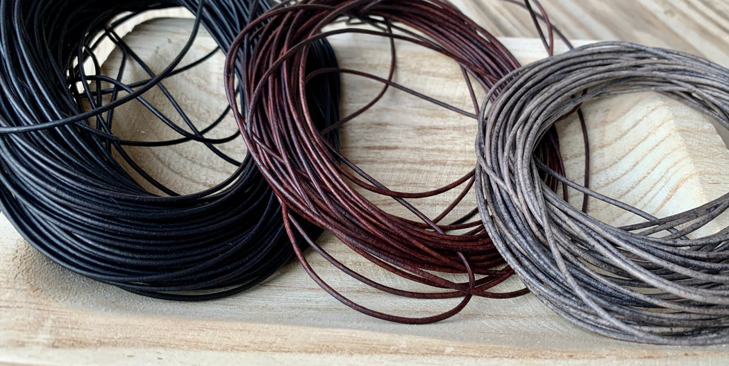 Freshwater Pearl and Leather Fringe Necklace