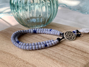 Double Strand Trade Bead Bracelet