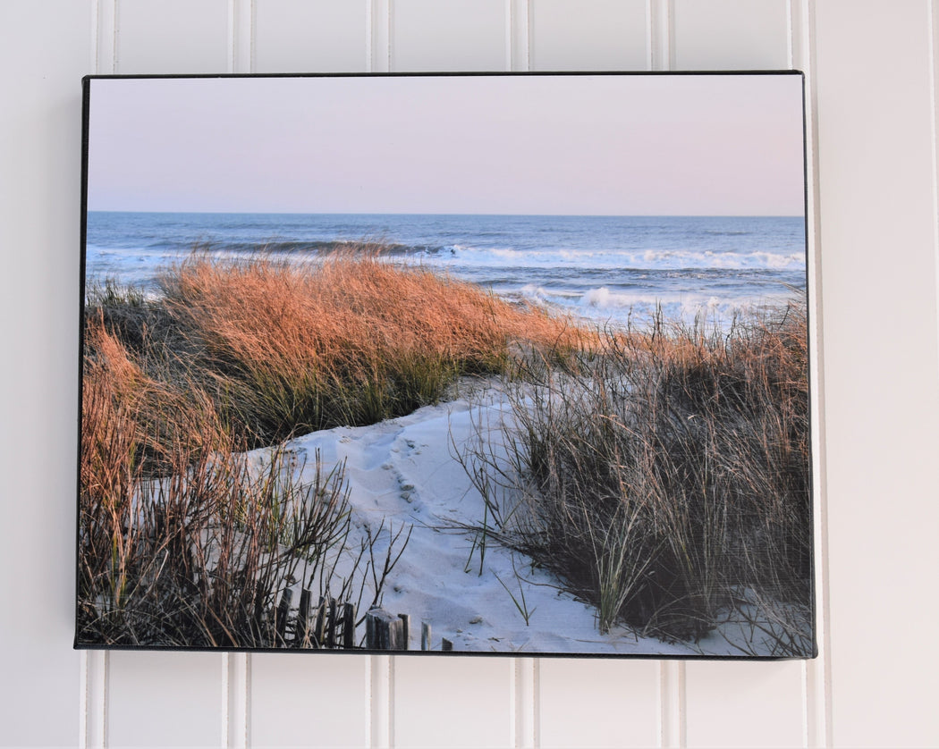 dune walk canvas photo