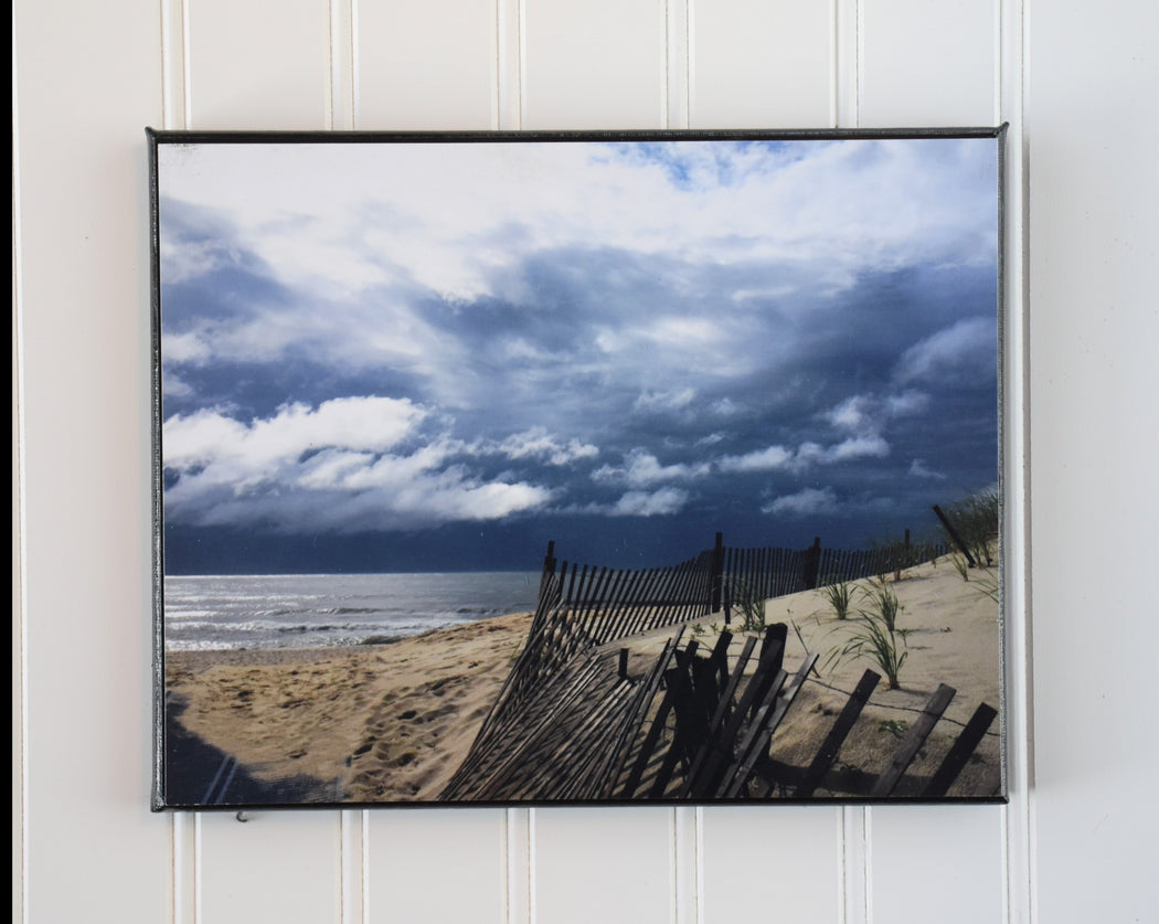coastal stormy photo canvas