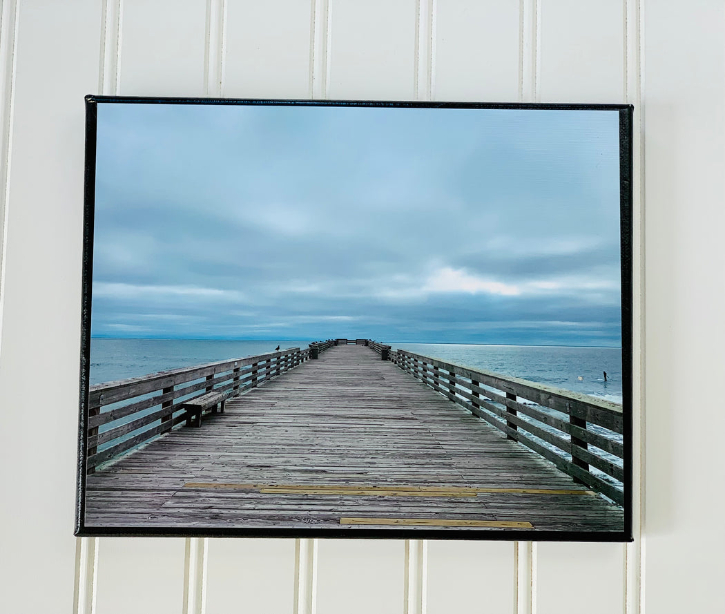 Top of Wrightsville Beach Pier Photo | Coastal Wall Art | Zen Art