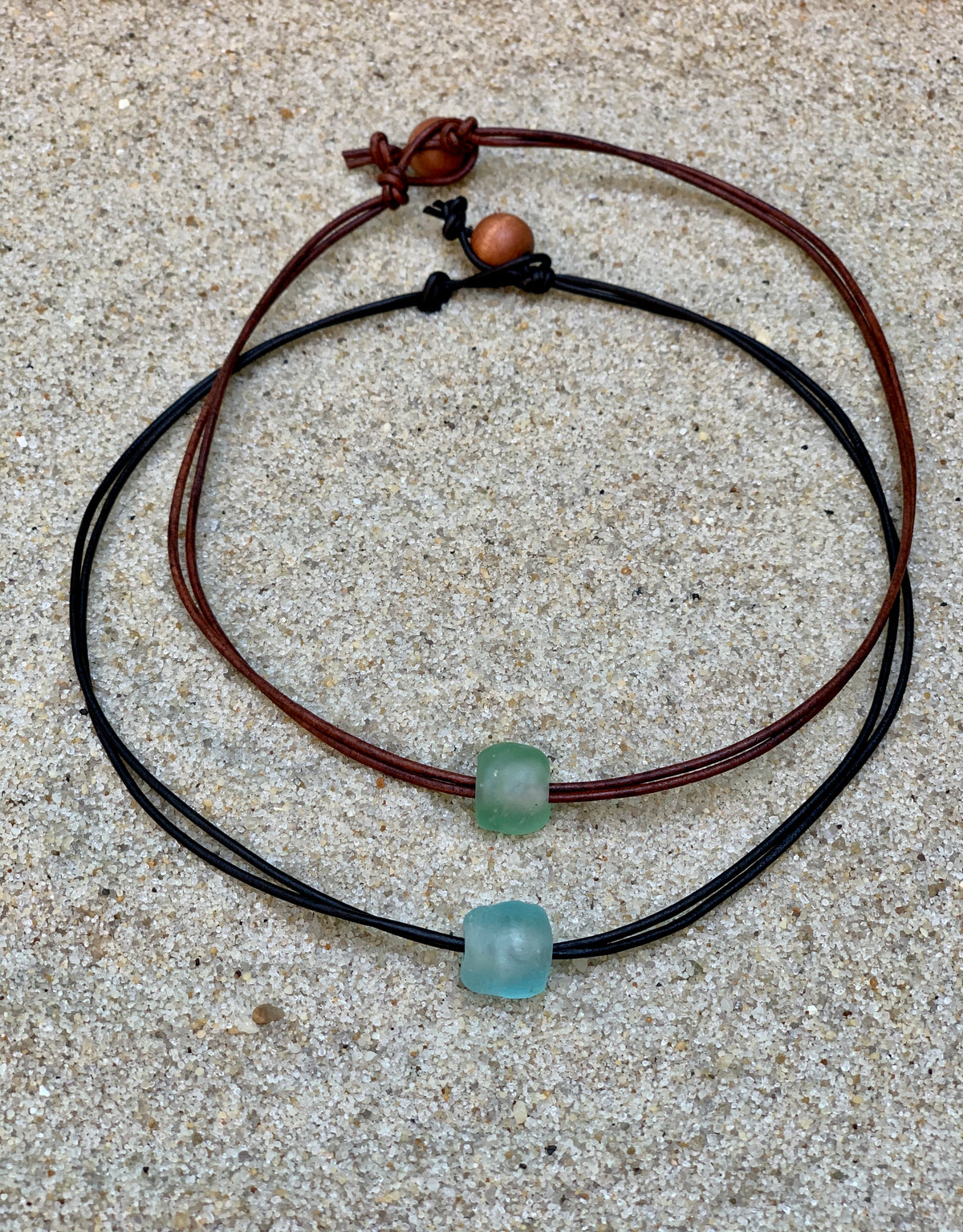 Womens Beach Necklace | Boho Leather Necklace | For the Beach Lover ...